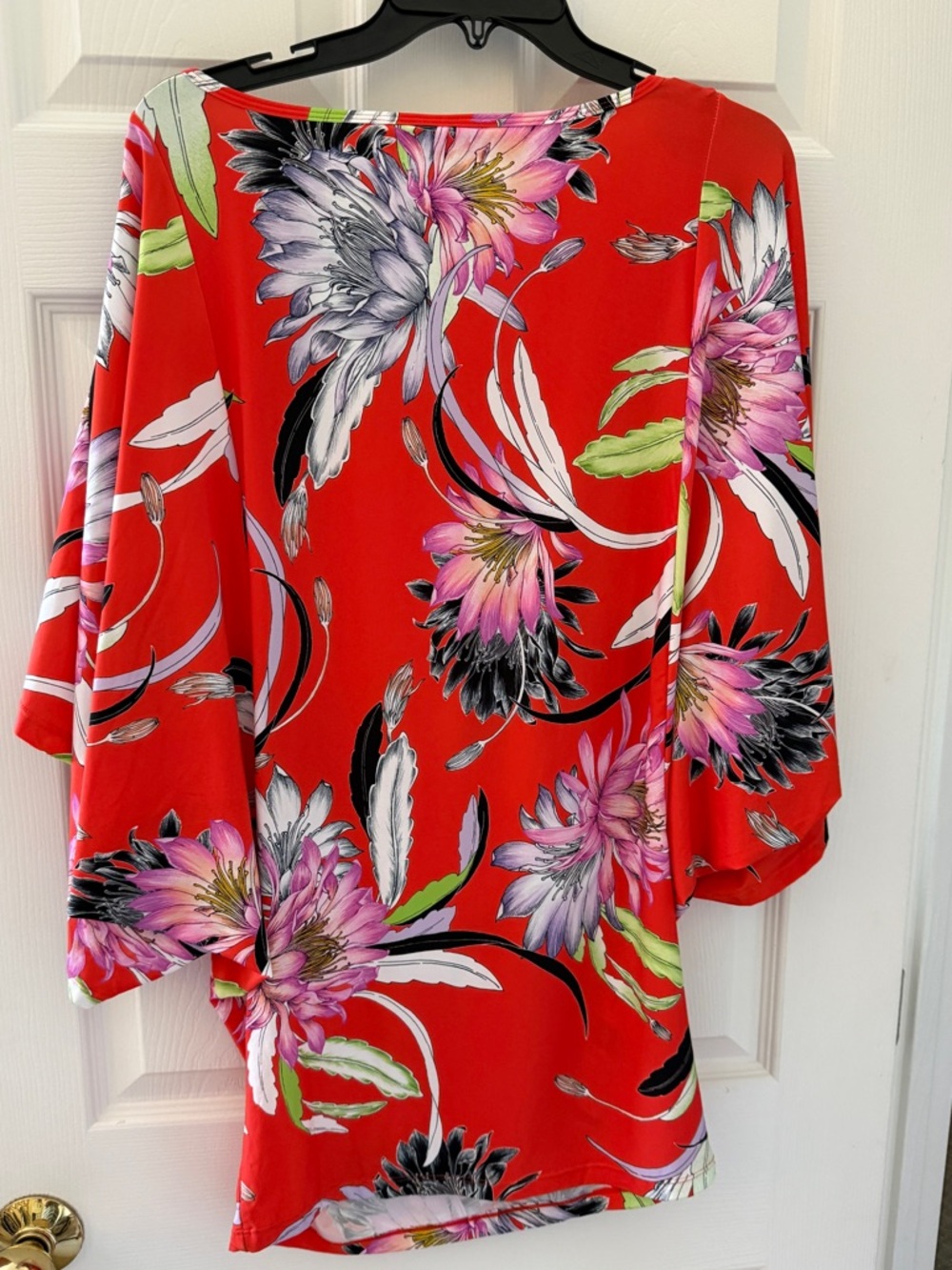NEW* Trina Turk Shangri La Orange Floral Tunic Cover-Up NWT M $148 - Picture 6 of 8
